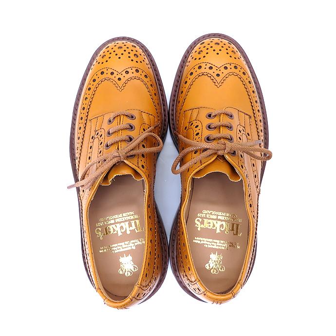 トリッカーズ Trickers カントリーシューズ/フルブローグ/ウィングチップ/M5633/Bourton/ダイナイトソール エイコンアンティーク tri522002 | Tricker's | 01