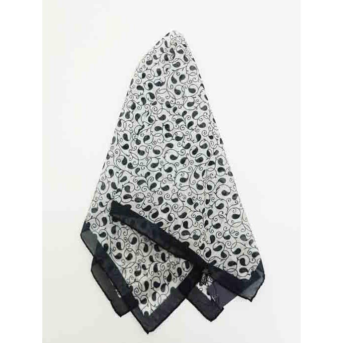 UMBERTO FORNARI/ウンベルト・フォルナリ/スカーフ/ダークネイビー×ホワイト/umb320406 | ブランド登録なし | 01