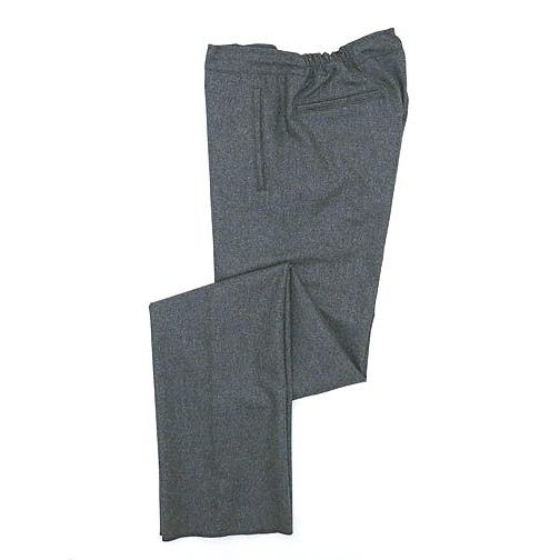 ヴィガーノ(VIGANO)/ウールフランネル紐パンツ/イージーパンツ/ダークグレー/vig281602 | INCOTEX