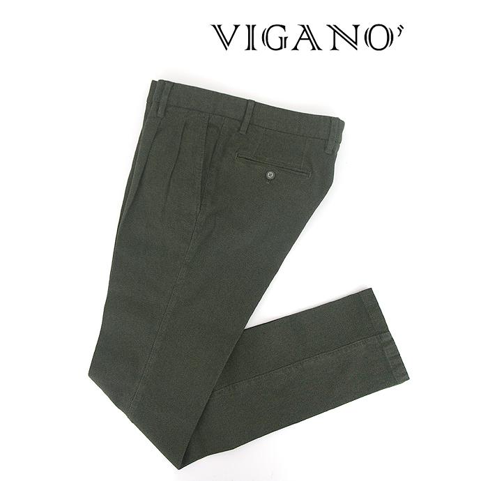 偉大な 50 Off Sale セール Vigano ヴィガーノ ストレッチコットンスラックス 2プリーツ ダークオリーブ Vig 史上最も激安 Www Technet 21 Org