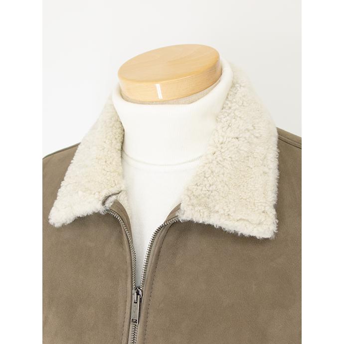 【40％OFF】Volfagli/ヴォルファッリ ムートンブルゾン トープ vol462001 | ブランド登録なし | 03