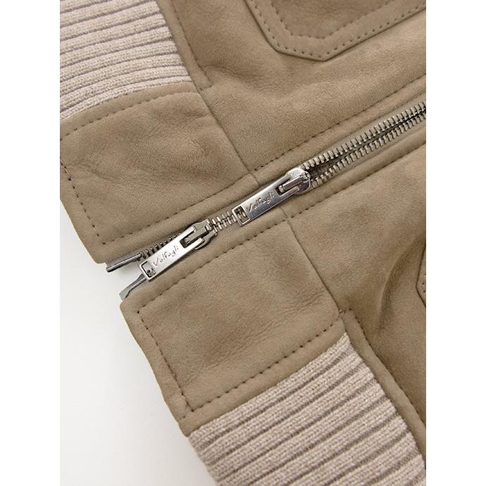 【40％OFF】Volfagli/ヴォルファッリ ムートンブルゾン トープ vol462001 | ブランド登録なし | 07