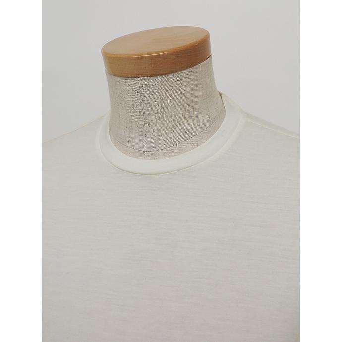 ボウ VOW ウールロングTシャツ/クルーネック/Super150sジャージー/洗濯可 日本製 オフホワイト vow462001 |  | 01