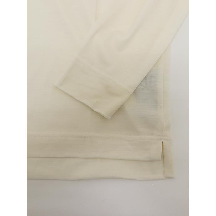 ボウ VOW ウールロングTシャツ/クルーネック/Super150sジャージー/洗濯可 日本製 オフホワイト vow462001 |  | 03