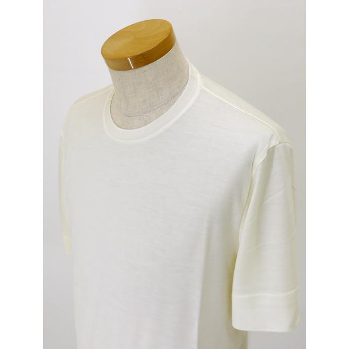 ボウ VOW ウールTシャツ/クルーネック/Super150sジャージー/洗濯可 日本製 オフホワイト vow520409 |  | 01