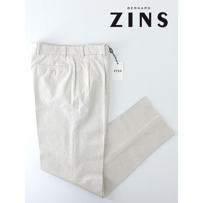BERNARD ZINS ベルナール ザンス 2プリーツスラックス/サマー BERNARD ZINS ベルナール ザンス 2プリーツスラックス/サマー