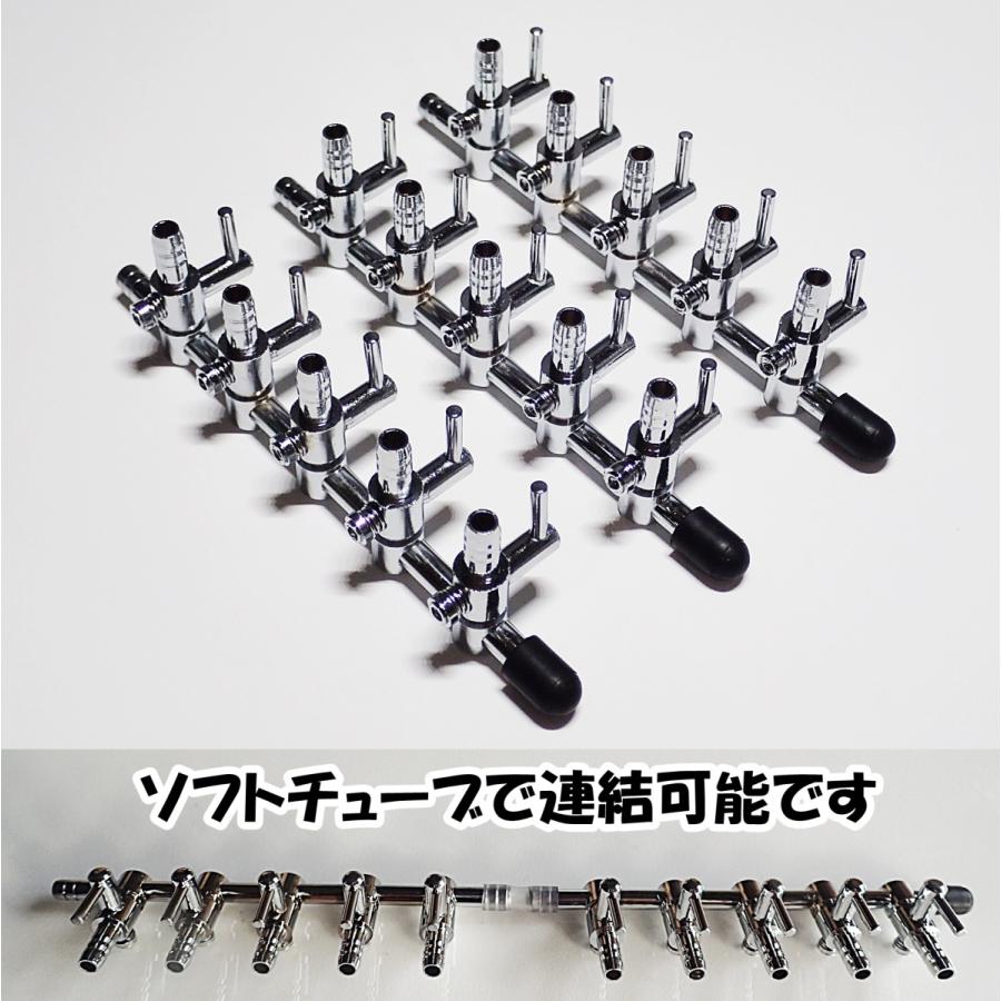 送料込 エアーコック 5分岐 3個 水槽用品 5連コック 熱帯魚やメダカ水槽のエアー分岐用に 21 001 Rope A Dope 通販 Yahoo ショッピング