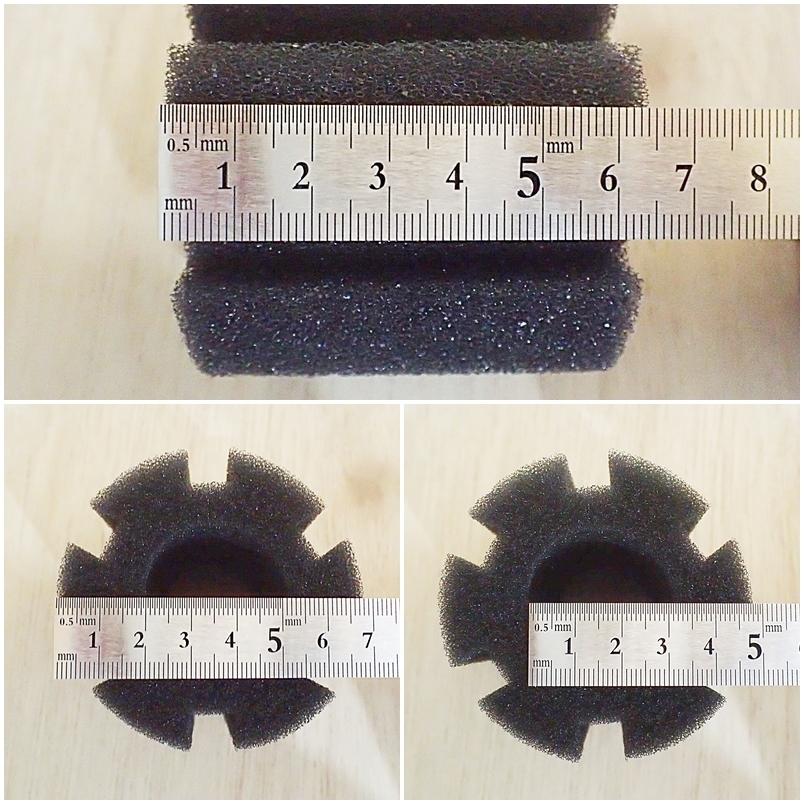 超目玉 送料込 スポンジフィルター 交換用スポンジ 10個 円柱m 新品 熱帯魚 金魚 メダカ水槽のろ過フィルター交換用に Shipsctc Org