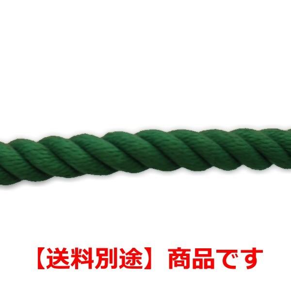 16ｍｍ  エステルカラーロープ　緑　200ｍ　丸売り　命綱　救命ロープ　マリンレジャー　漁業ロープ