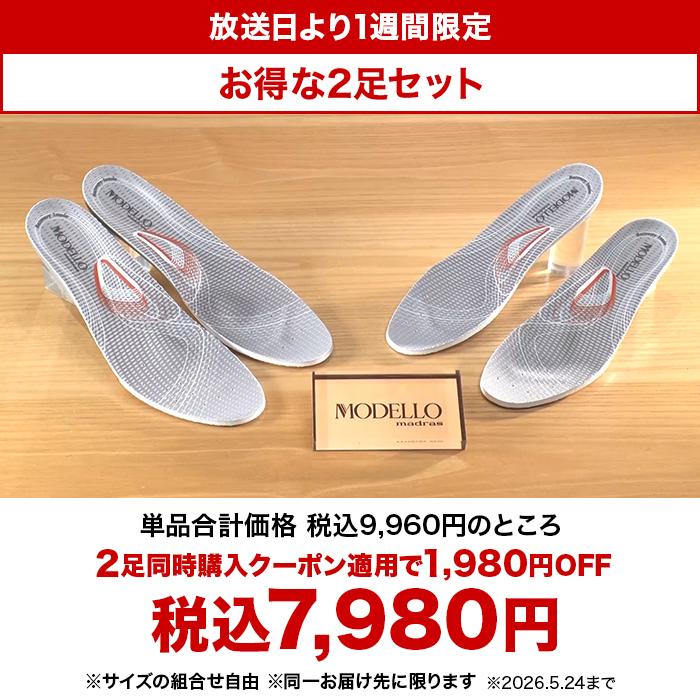MODELLO リカバリーインソール マドラス じゅん散歩 テレビ朝日 テレ朝通販 ロッピング |  | 15