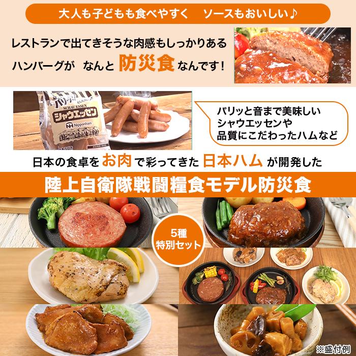 日本ハム 陸上自衛隊戦闘糧食モデル防災食 10食特別セット ニッポンめしあがれ テレビ朝日 テレ朝通販 ロッピング 4年保存 常温 |  | 01