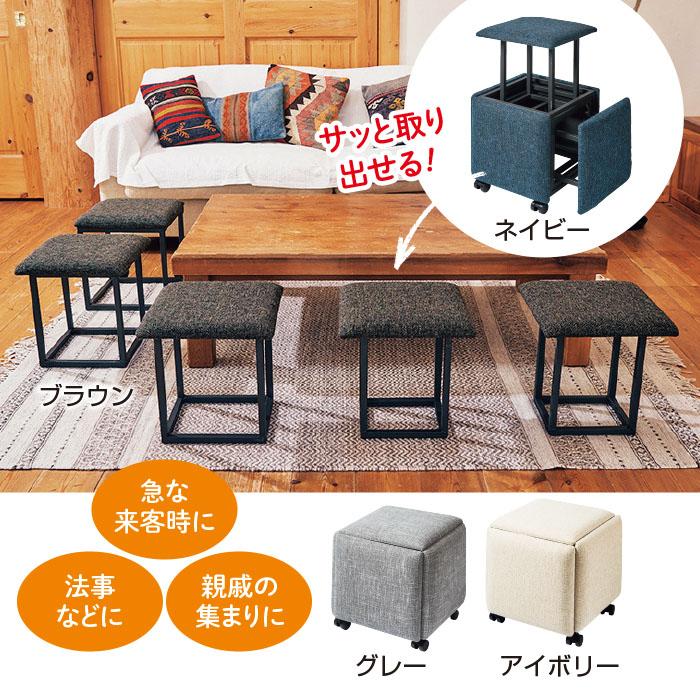 5in1コンビネーションスツール グレー テレビ朝日 テレ朝通販 ロッピング |  | 01