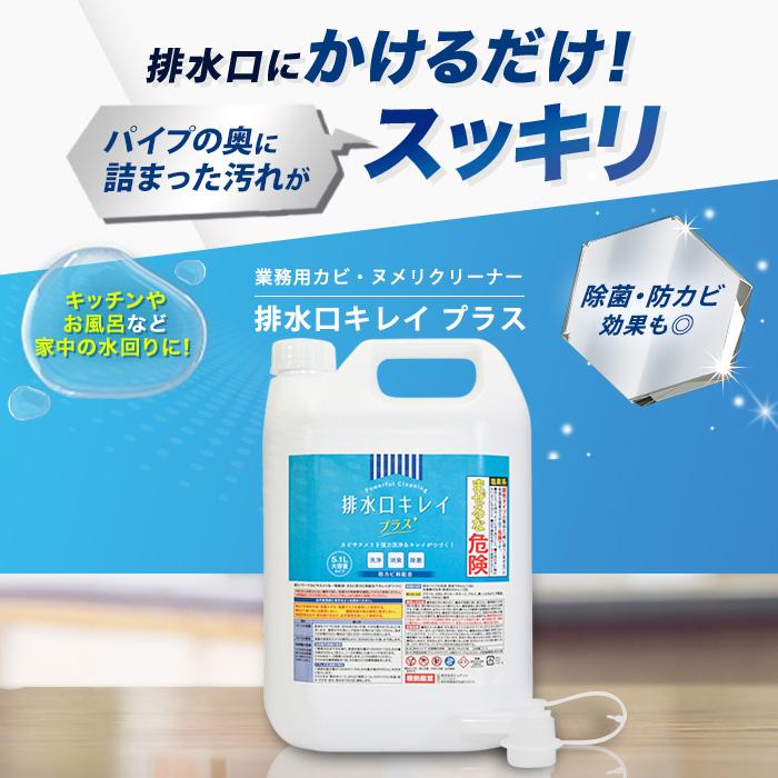 業務用カビ・ヌメリクリーナー【排水口キレイ プラス】大容量 通販