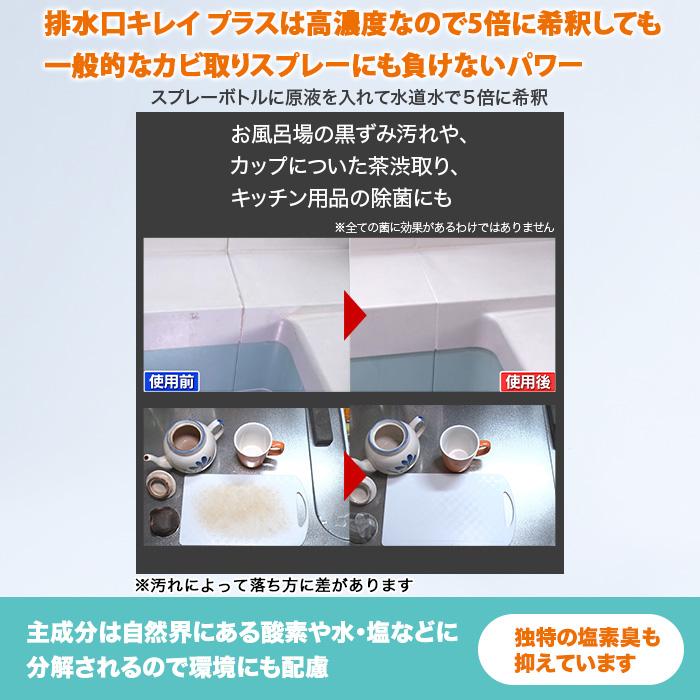 業務用カビ・ヌメリクリーナー【排水口キレイ プラス】大容量 通販