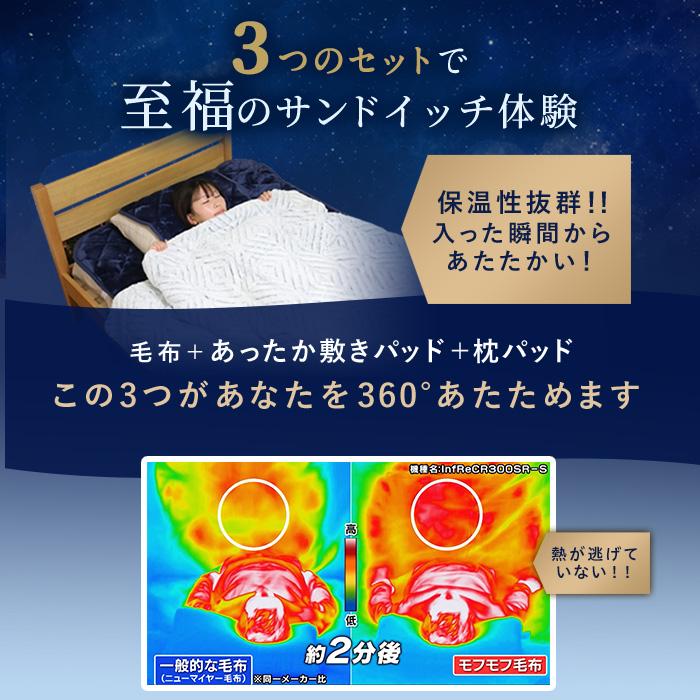 nishikawa あったかモフモフ寝具スペシャルセット シングル テレ朝通販