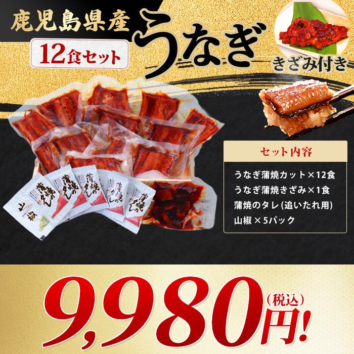 鹿児島県産うなぎ12食セット＆きざみ付き じゅん散歩 テレビ朝日