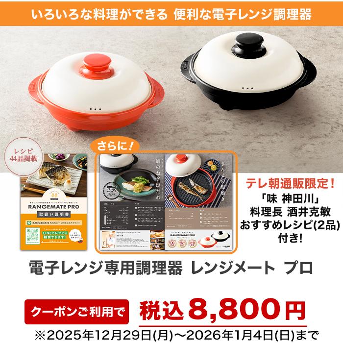 電子レンジ専用調理器レンジメート プロ じゅん散歩 テレビ朝日 テレ朝