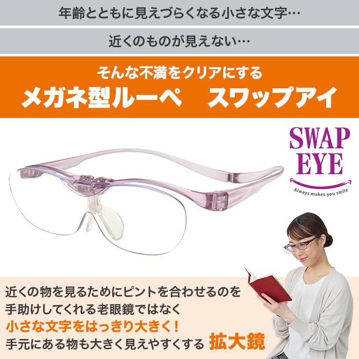 ダブルレンズ！メガネ型ルーペ スワップアイ じゅん散歩 テレビ朝日