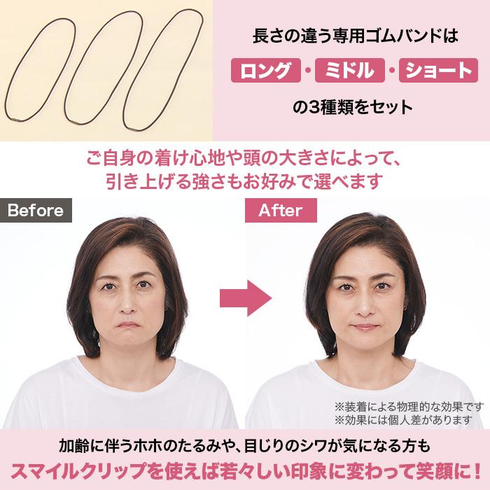 スマイルクリップ じゅん散歩 テレビ朝日 ロッピング テレビ朝日 目じりの シワをひっぱり上げる クリップでフェイスライン引き上げ 若々しい印象の画像