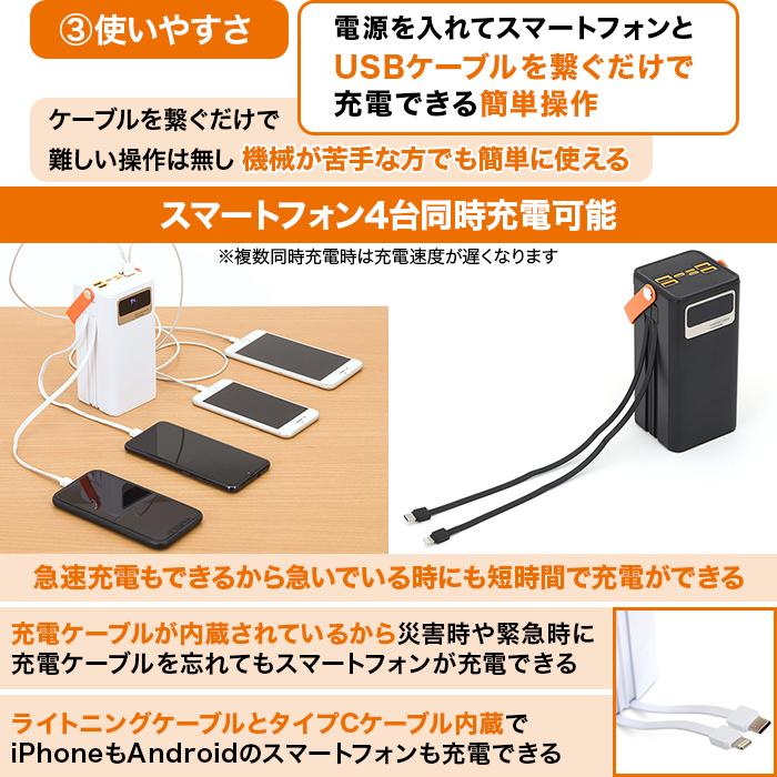 大容量コンパクトバッテリーイザ5万＆ソーラーパネルセット ニッポン