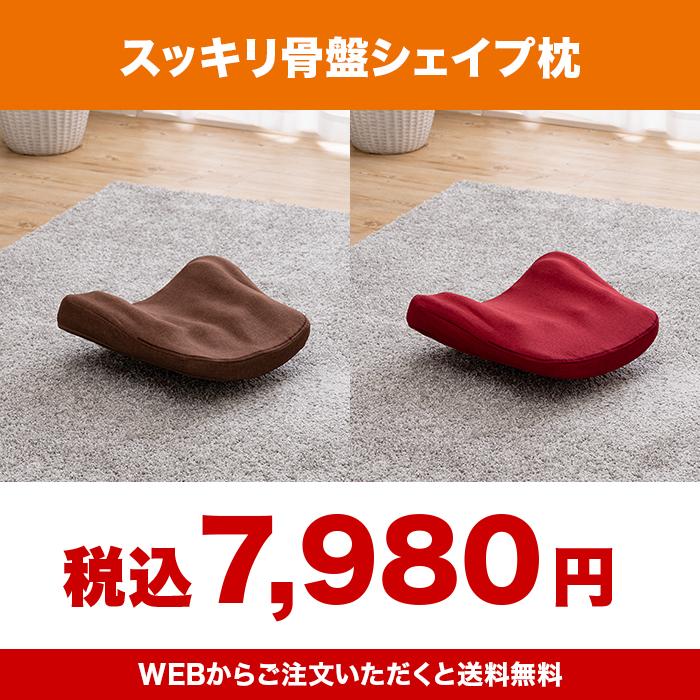 スッキリ骨盤シェイプ枕 じゅん散歩 テレビ朝日 テレ朝通販 ロッピング