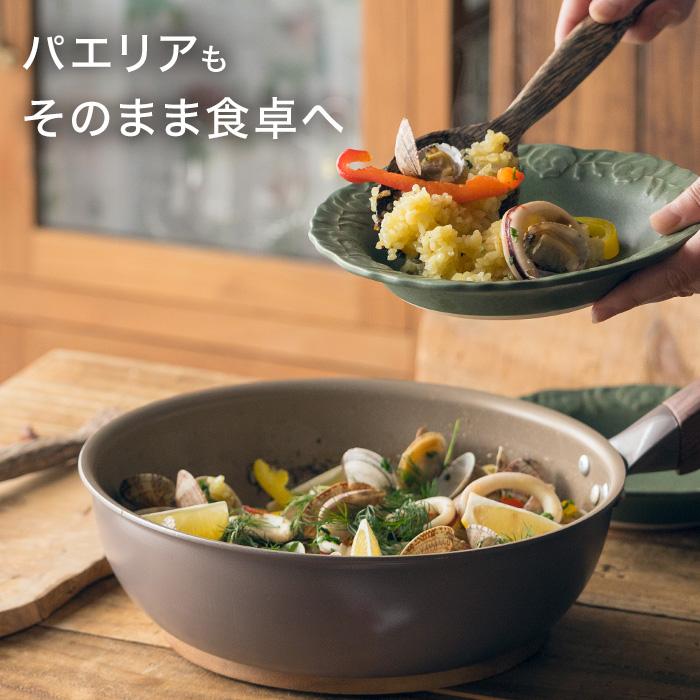 直火用】ギャル曽根プロデュース！スルッと長持ち万能フライパン鍋4点