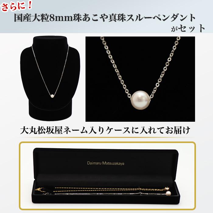 大丸松坂屋外商部 純金1.5ctダイヤモンドペンダントセット じゅん散歩