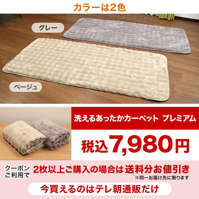 洗えるあったかカーペット プレミアム じゅん散歩 テレビ朝日 テレ朝