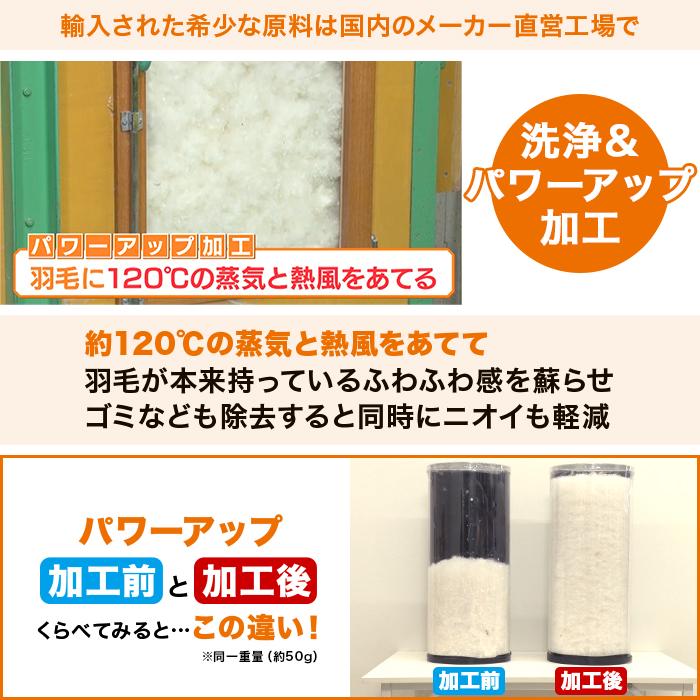 モリリン ハンガリー産4つ星ホワイトダックダウン高級羽毛掛け布団