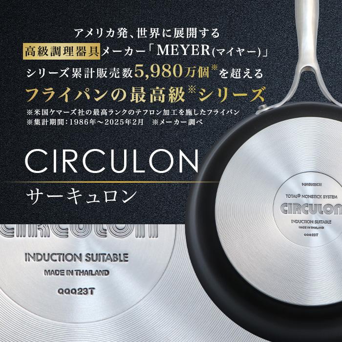 マイヤー サーキュロンフライパン ふた付き特別4点セット IHガス対応
