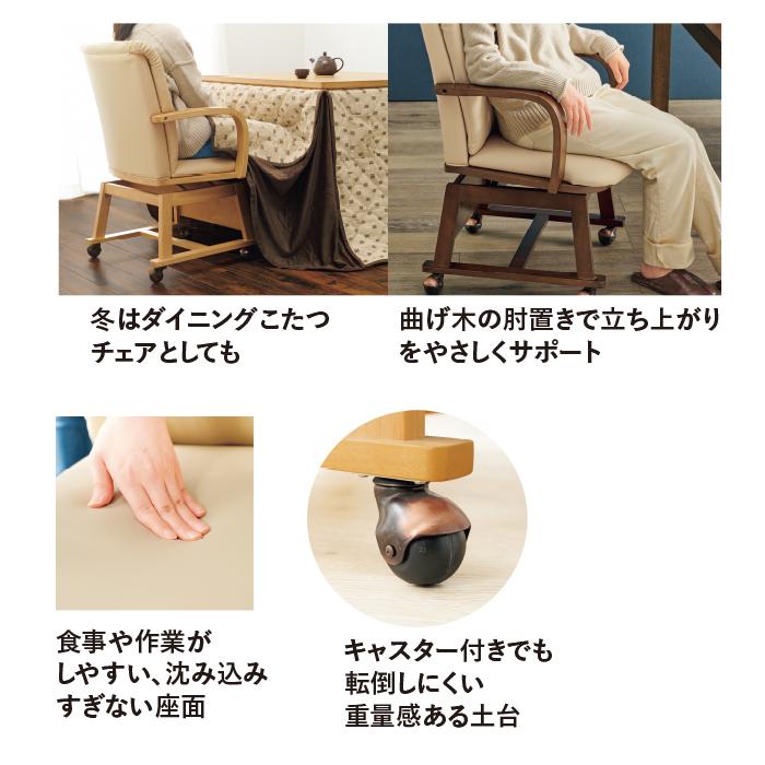 回転椅子 椅子のみ販売 回転式ダイニングチェアテレビ朝日 テレ朝通販 ロッピング 回転 椅子