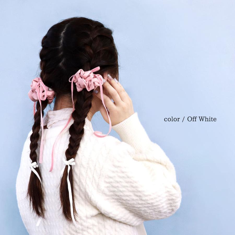 ROQUE（ロキ） ナロー ベルベット リボン ヘアクリップ ヘア