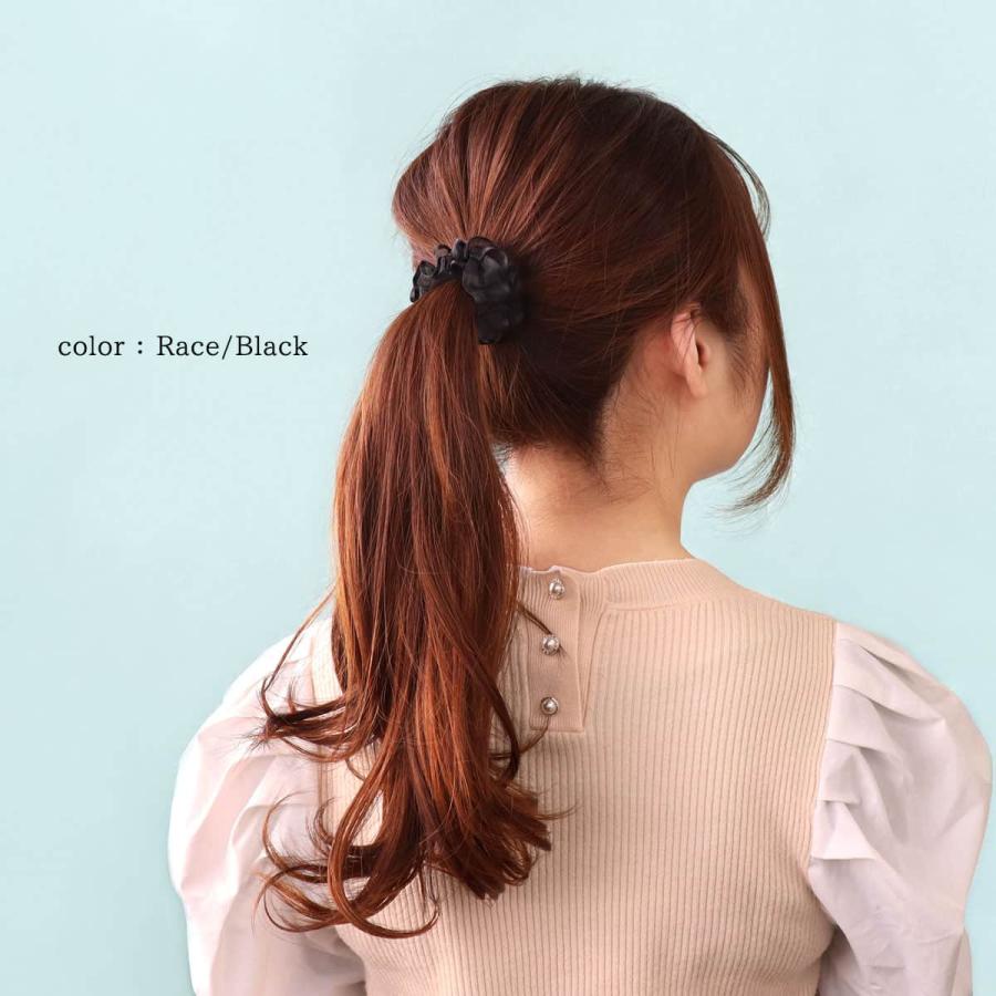 ROQUE（ロキ） フリル ヘアゴム ヘアアクセサリー 髪留め 髪飾り