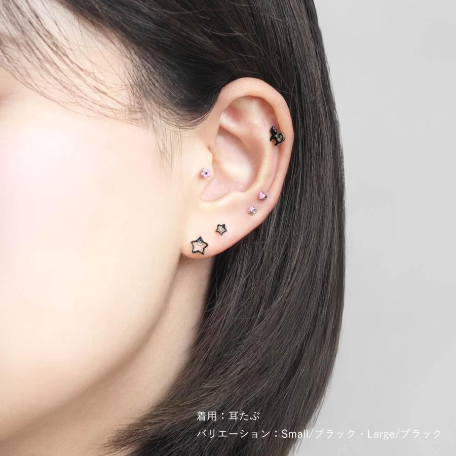 ROQUE（ロキ） ボディピアス 16G ポップ フレーム スター ストレート