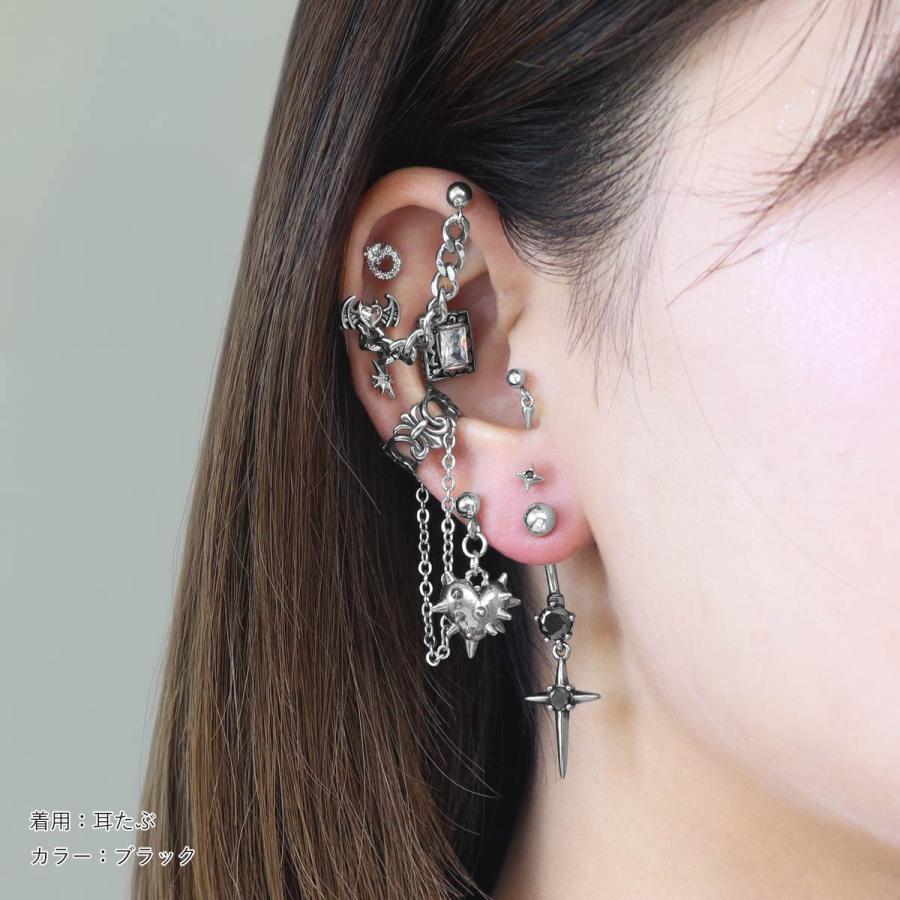 ROQUE（ロキ） ボディピアス 14G ジュエル スタークロス バナナ