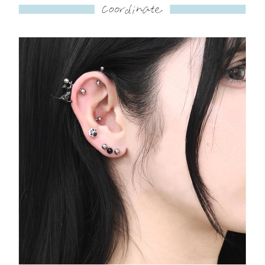 ROQUE（ロキ） 軟骨 ピアス ボディピアス 20G 18G 16G 14G ストレート