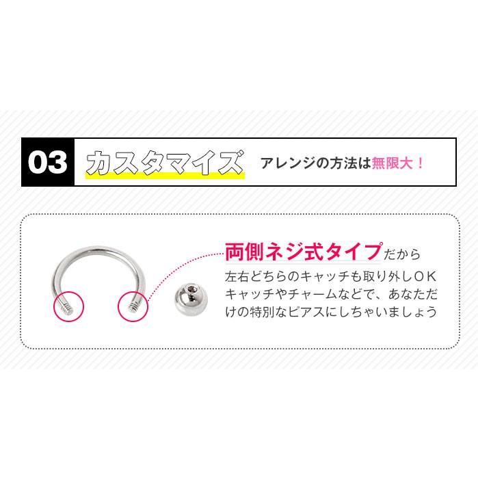 プロビア グラマー 12g 14g 18g ROQUE（ロキ） 軟骨 ピアス 18G 16G