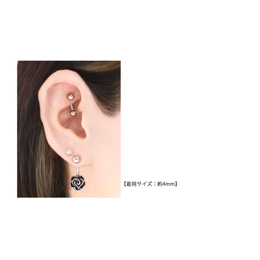 ROQUE（ロキ） (2個売り・両耳用)チタン ピアス プッシュタイプピアス