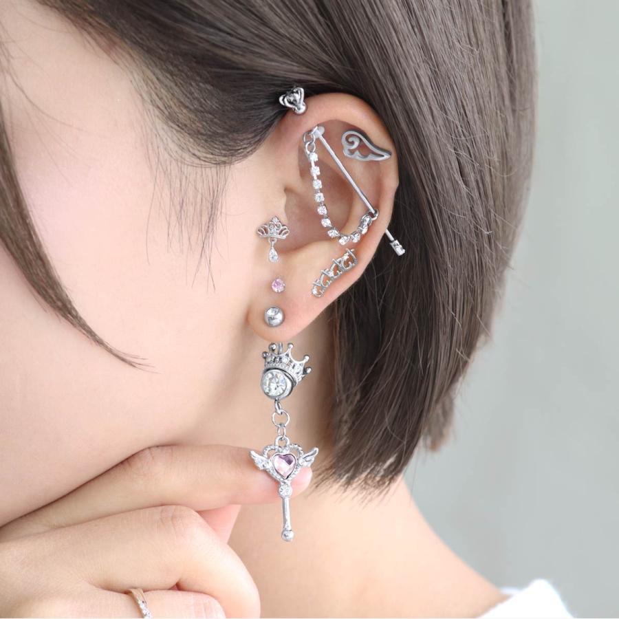 ROQUE（ロキ） ボディピアス 20G 18G 16G 14G用 ゆめかわ ジュエル