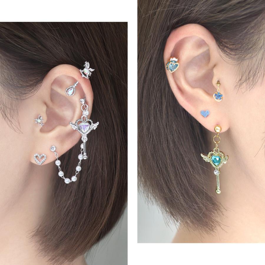 ROQUE（ロキ） ボディピアス 20G 18G 16G 14G用 ゆめかわ ジュエル