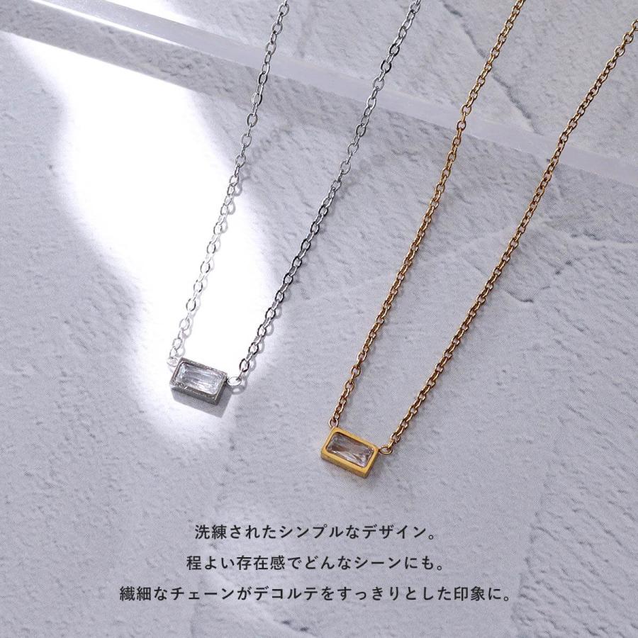 ROQUE（ロキ） 金属アレルギー対応 ワンポイント レクタングル 