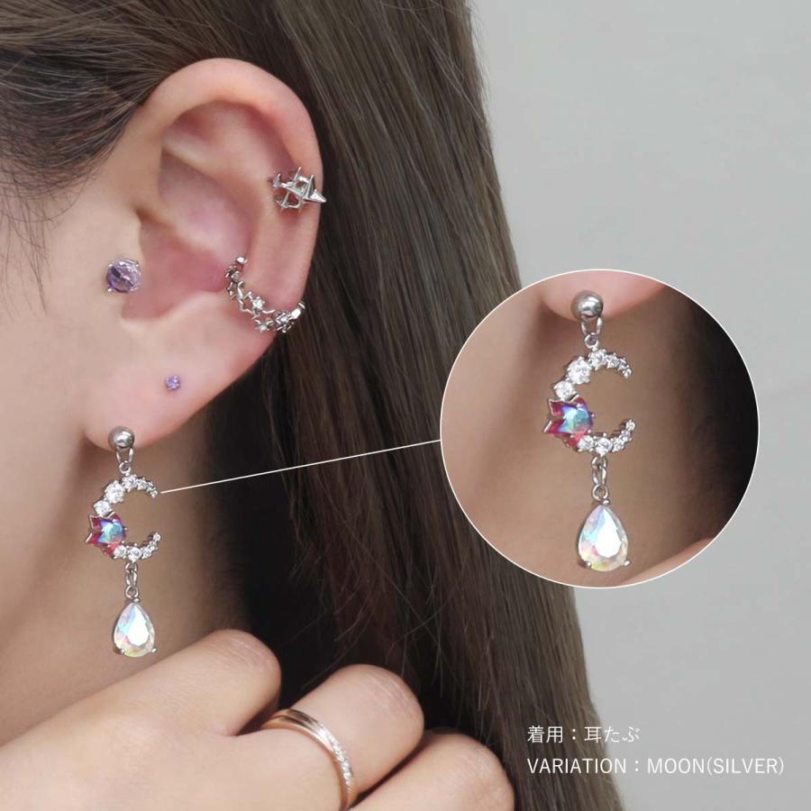 ROQUE（ロキ） ボディピアス 16G エレガント オーロラ ジュエル