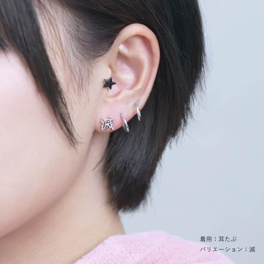ROQUE（ロキ） アンプラグ ボディピアス 16G 和風ロゴ フェイクプラグ