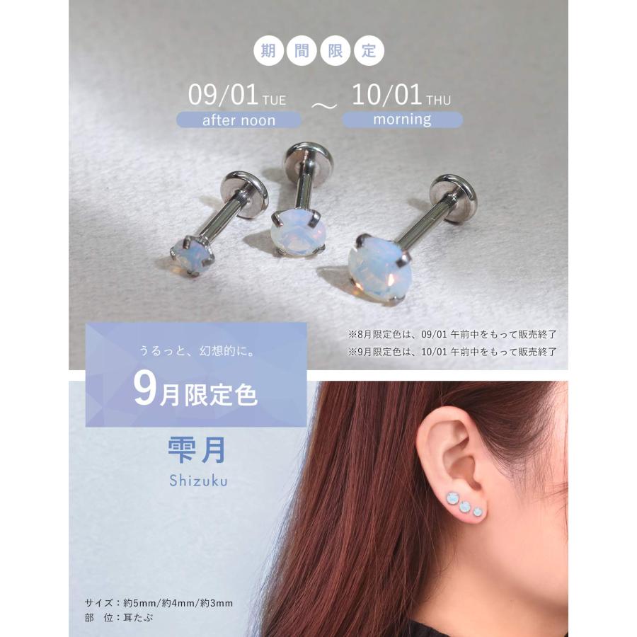ROQUE（ロキ） (2個セット)(新タイプ)立爪CZインターナル 限定色 金属