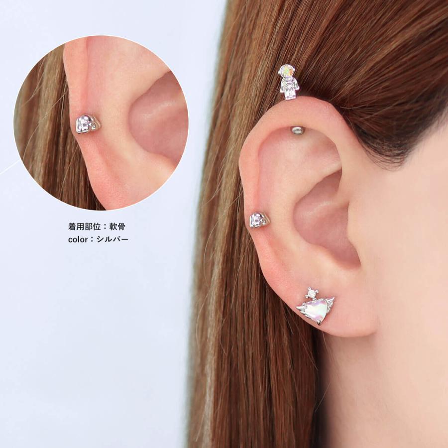 ROQUE（ロキ） ボディピアス 16G わんわんわん！ ストレートバーベル(1