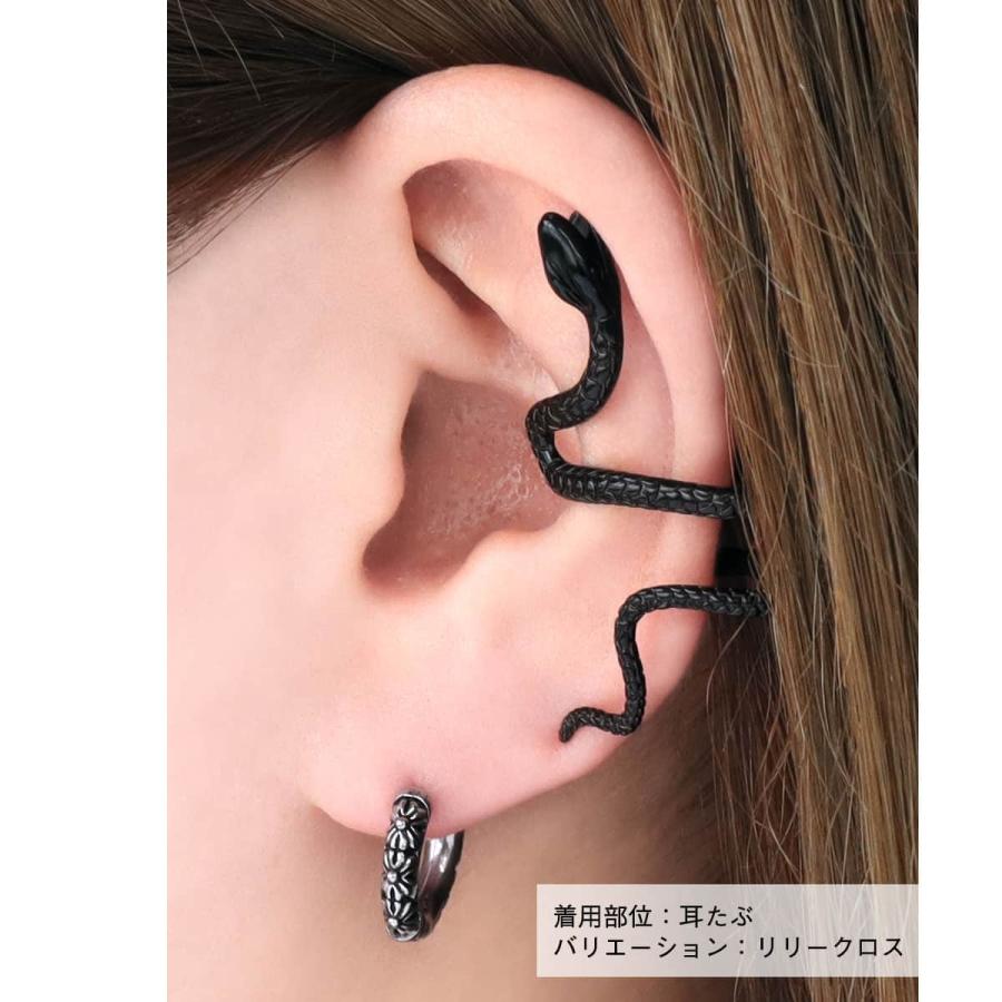 ROQUE（ロキ） フープピアス 3タイプ シルバー デザイン ピアス