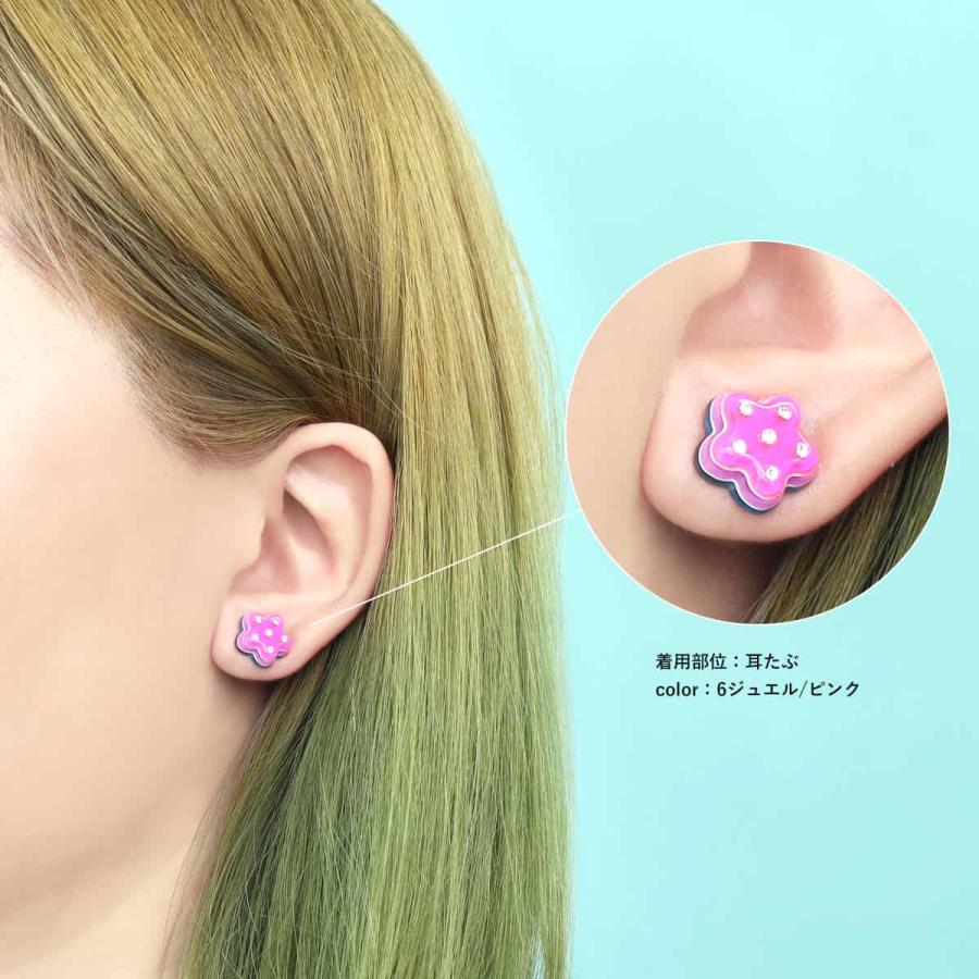 ROQUE（ロキ） ボディピアス 16G カラー ミルフィーユ フラワー