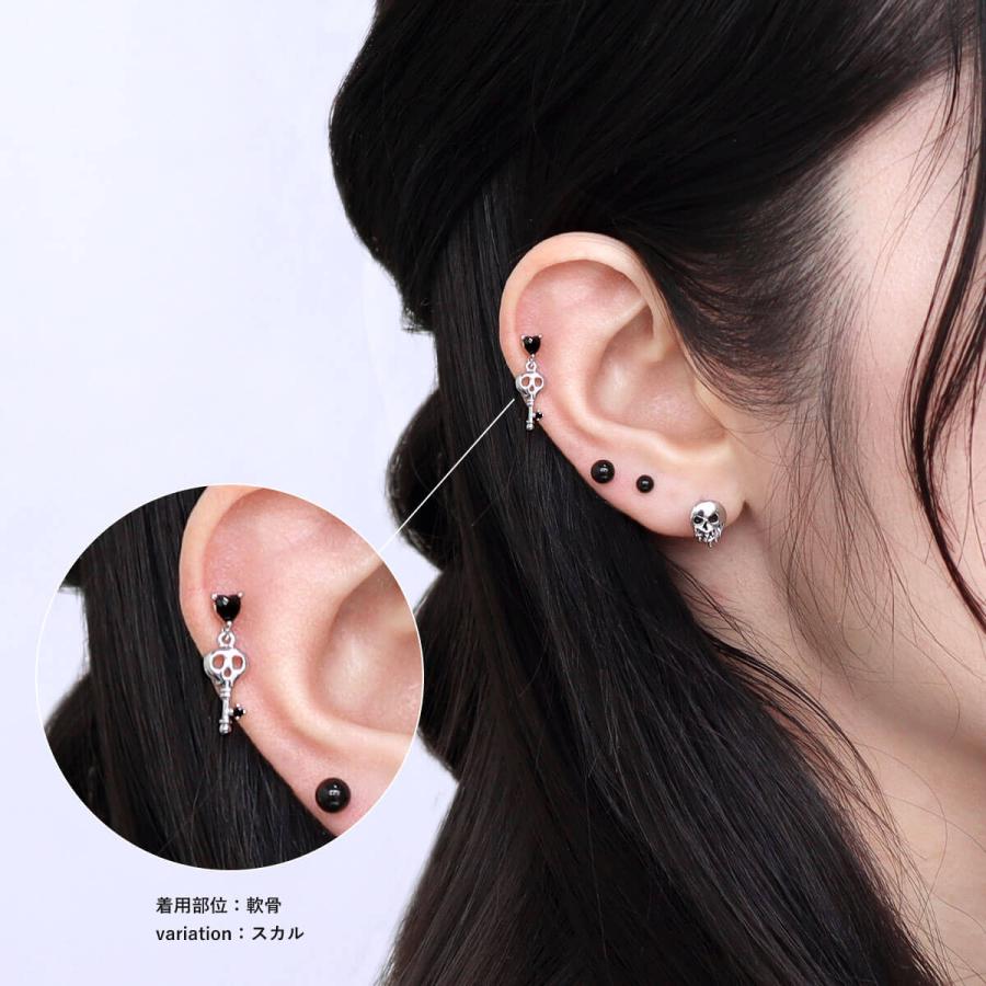 ROQUE（ロキ） ボディピアス 16G モノクロ ゴシックチャーム
