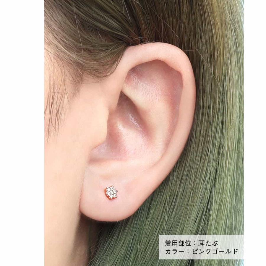 ボディピアス 16G マイクロ ジュエル フラワー ストレートバーベル(1個売り)(オマケ革命) | ROQUE | 07