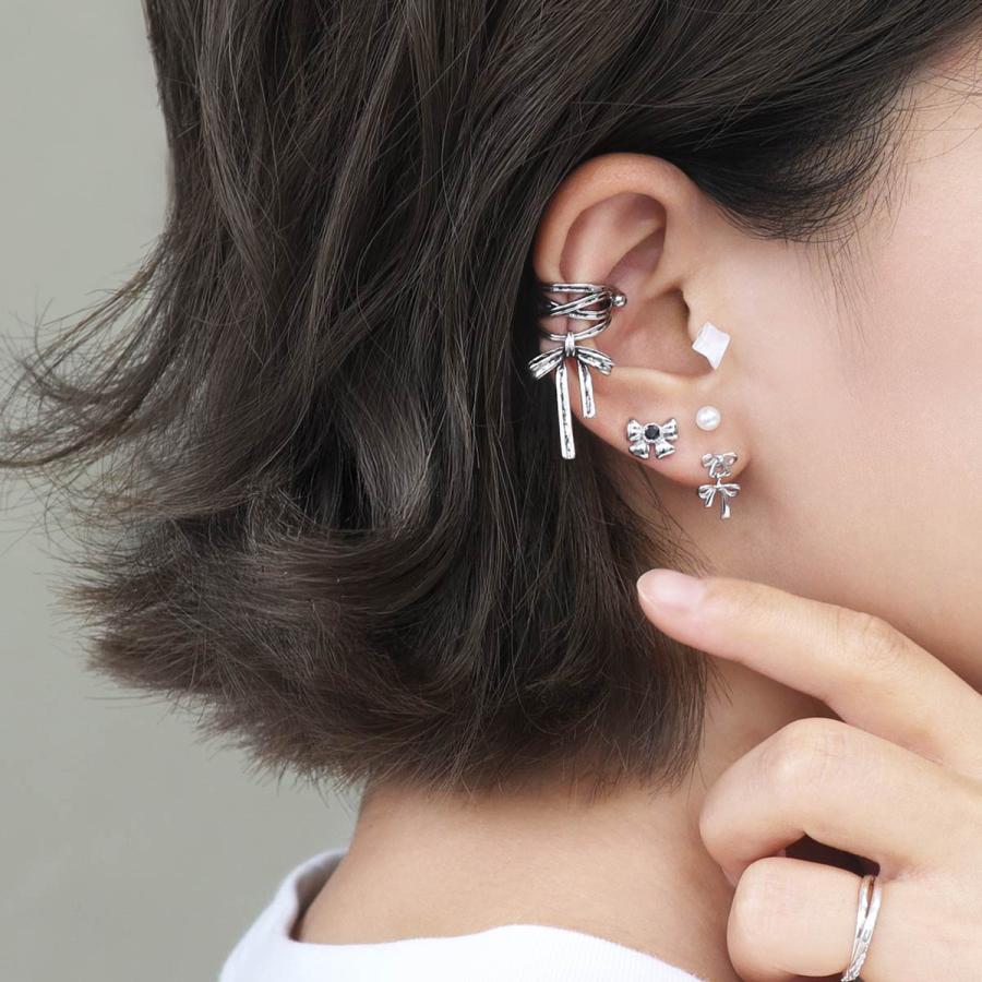 ROQUE（ロキ） ボディピアス 16G ゴシック リボン シールド ボディ